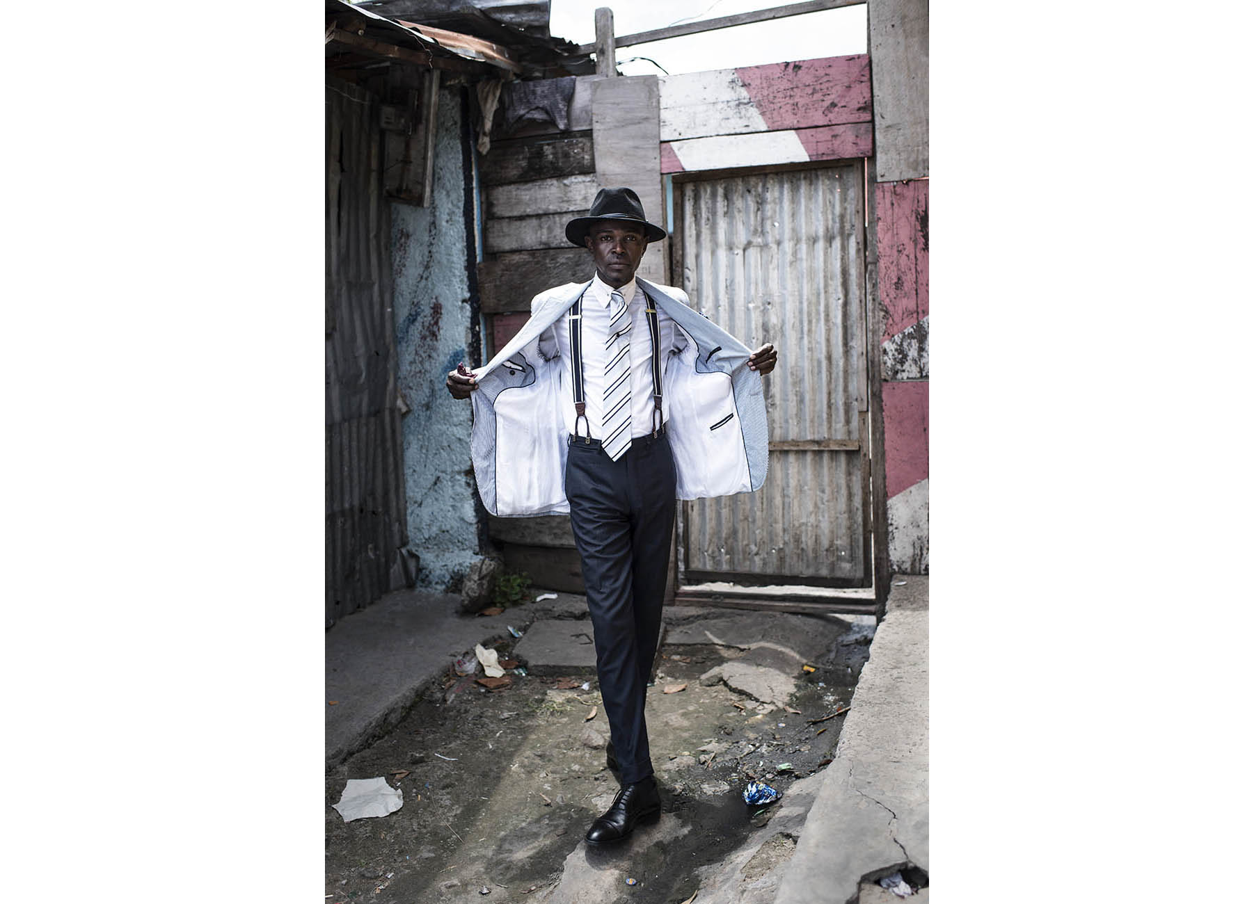 Steave Ngoula (John Baretta King of Scantaine).Steave works as an electrician.